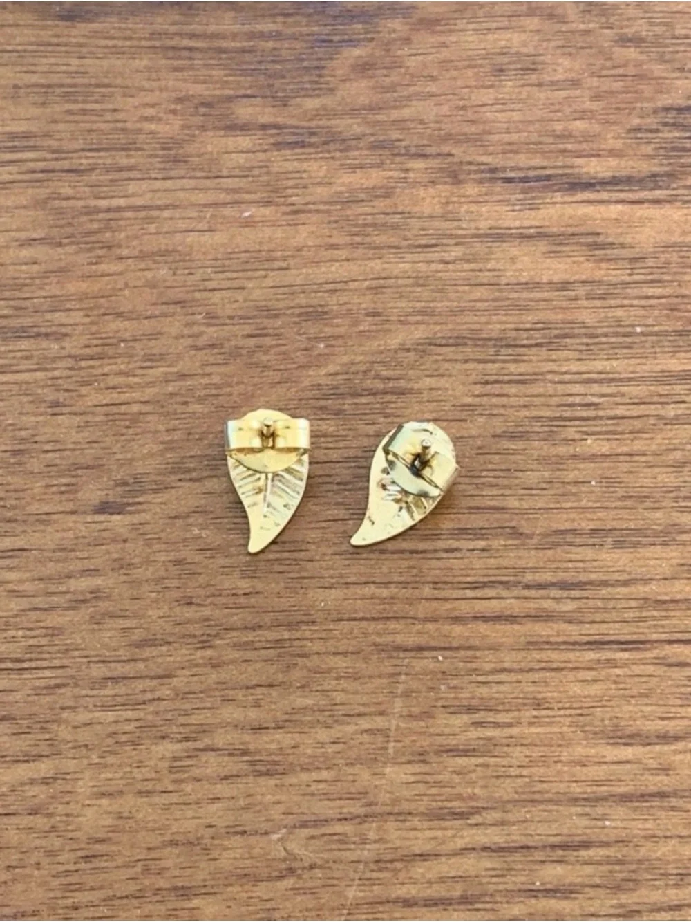 Gold Leaf Stud Earrings - Kid’s/Women’s Jewelry